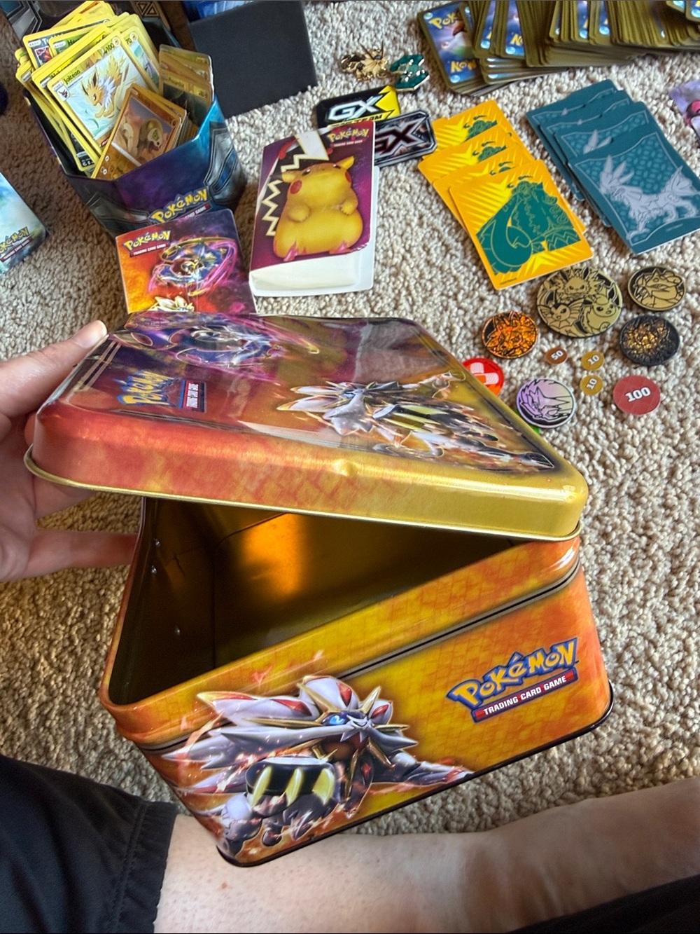 Pokemon Trading Cards Tins Accessories Huge Bundle - Picture 10 of 17